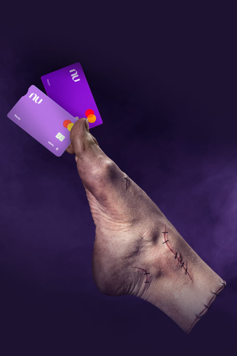 Piecito con tarjetas Nu
